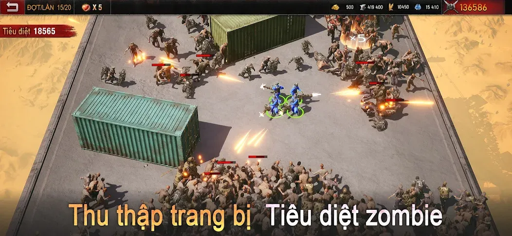 Binh Đoàn Z [MOD: неограниченные ресурсы и мощное оружие] Screenshot 1