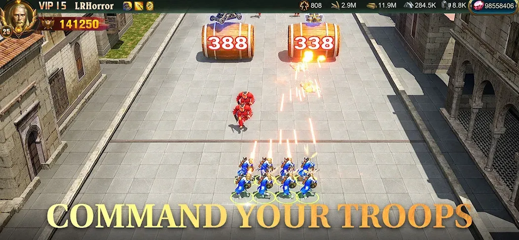 War and Order [MOD: безлимитные ресурсы и ускоренное строительство] Screenshot 1