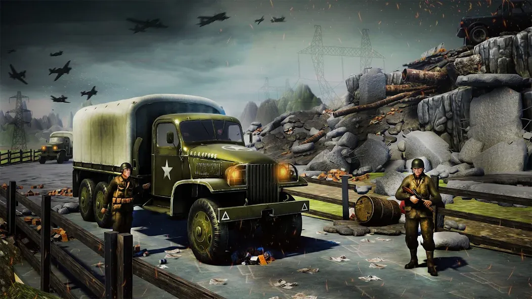 Medal of War – WW2 Games 2024 [MOD: безлимитные деньги и оружие] Screenshot 5