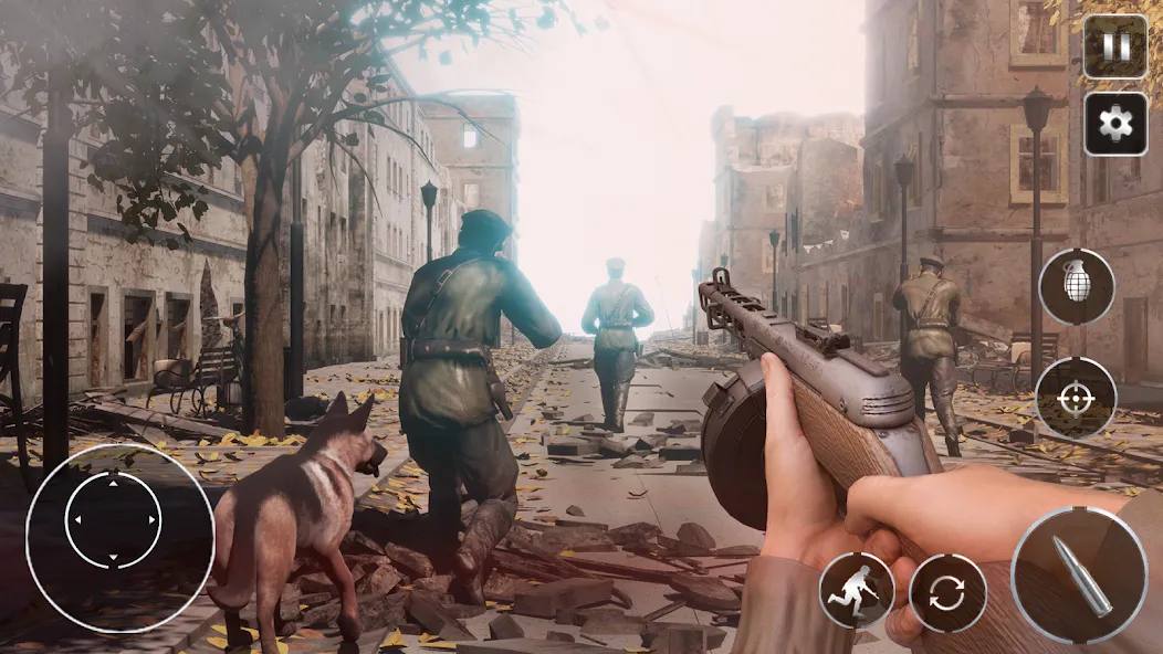 Call Of Courage : WW2 Shooting [MOD: безлимитные боеприпасы и здоровье] Screenshot 2