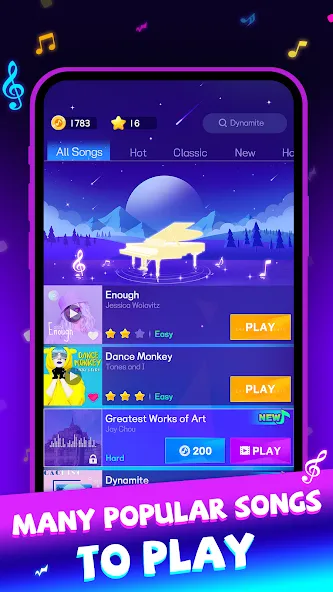 Beat Piano Dance:music game [MOD: новые песни и открыты все уровни] Screenshot 5