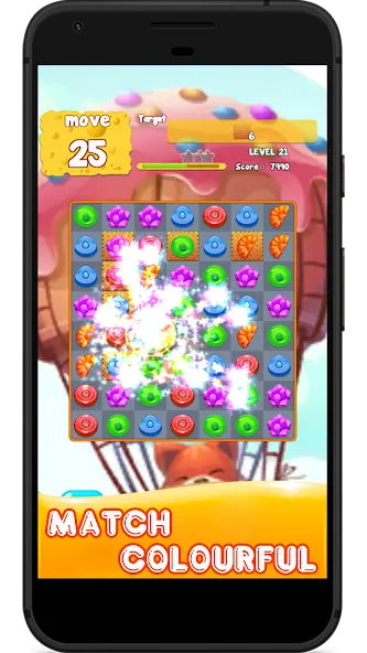 Candy 2024-Candy Match 3 Game [MOD: безлимитные жизни и подсказки] Screenshot 4