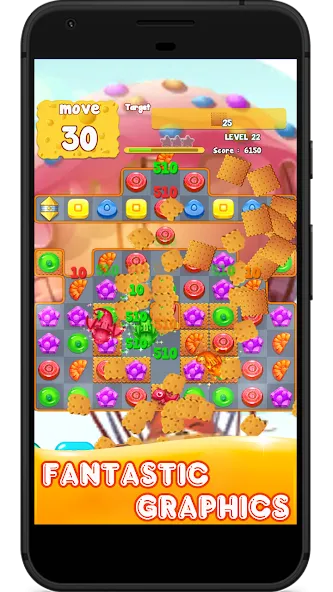 Candy 2024-Candy Match 3 Game [MOD: безлимитные жизни и подсказки] Screenshot 5