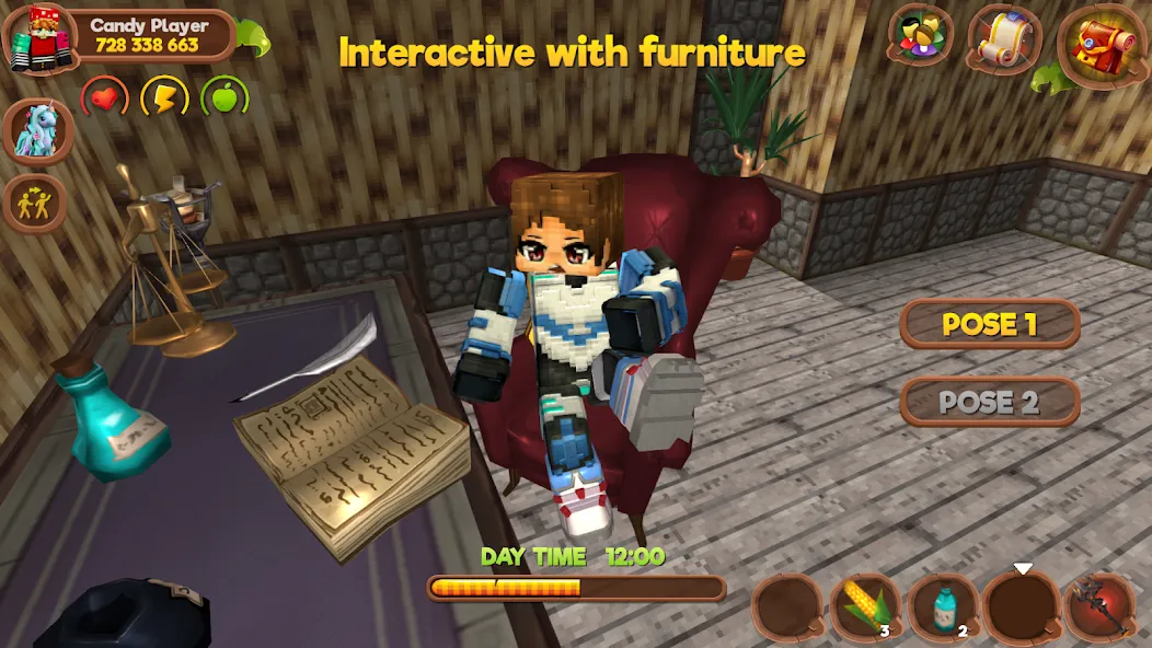 Pony World Craft [MOD: безлимитные ресурсы и открыты все пони] Screenshot 2