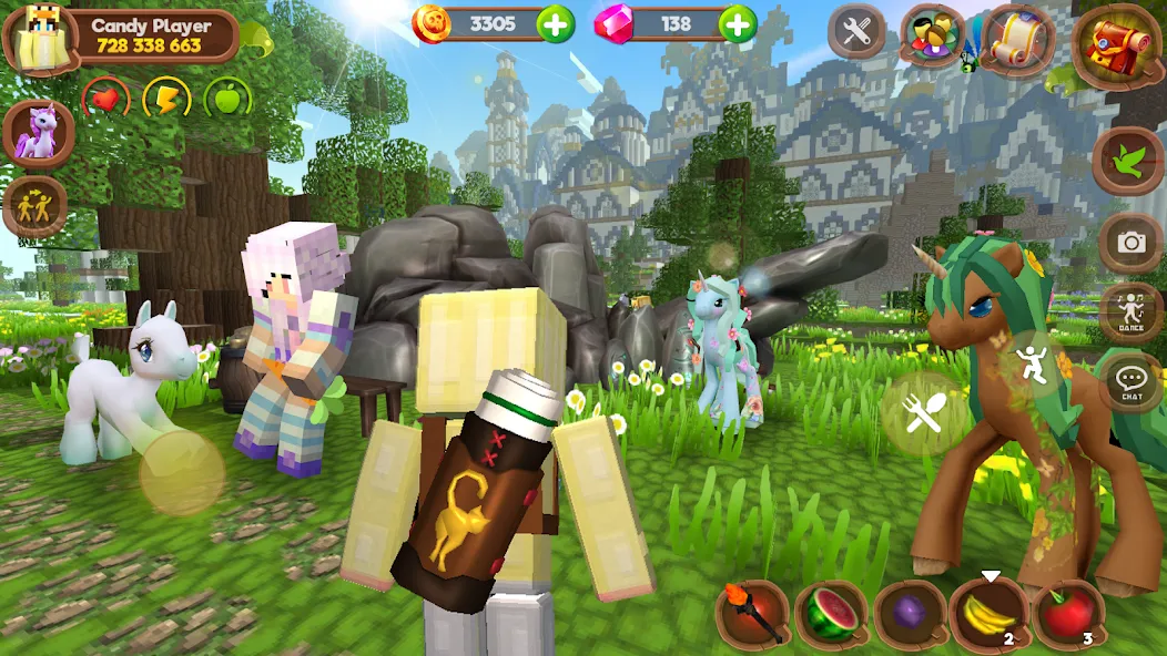 Pony World Craft [MOD: безлимитные ресурсы и открыты все пони] Screenshot 4