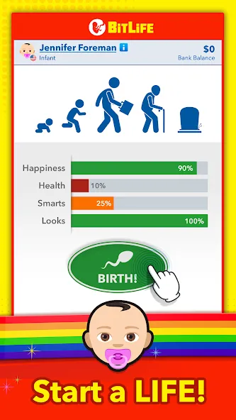 BitLife - Life Simulator [MOD: безлимитные деньги и премиум функции] Screenshot 1
