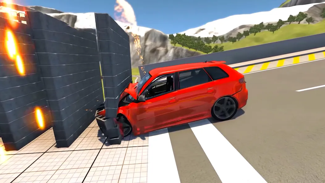 Beam Drive Road Crash 3D Games [MOD: безлимитные деньги и все машины открыты] Screenshot 3