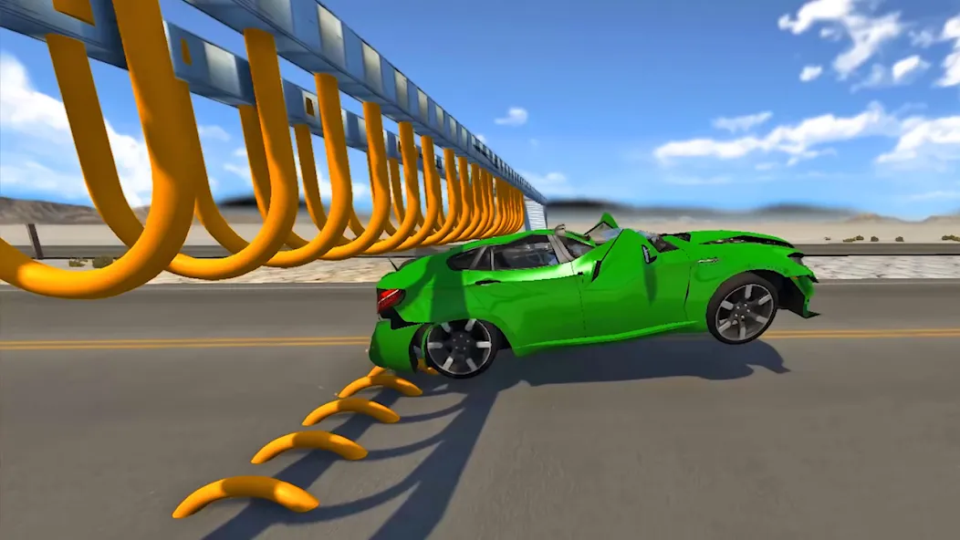 Beam Drive Road Crash 3D Games [MOD: безлимитные деньги и все машины открыты] Screenshot 4