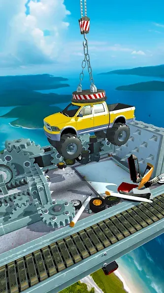 Car Crusher Kingdom [MOD: безлимитные деньги и все машины] Screenshot 5