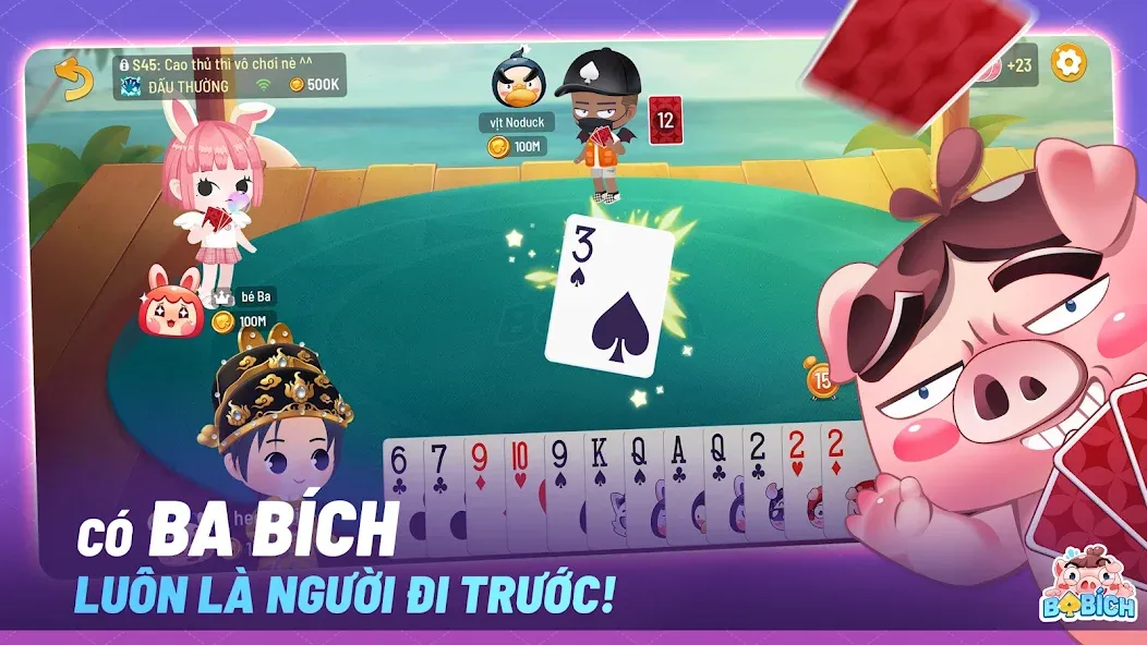 Ba Bich - Tien Len Mien Nam [MOD: безлимитные монеты и подсказки] Screenshot 2
