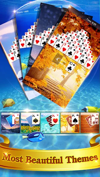 FreeCell Solitaire [MOD: безлимитные подсказки и отмена ходов] Screenshot 4