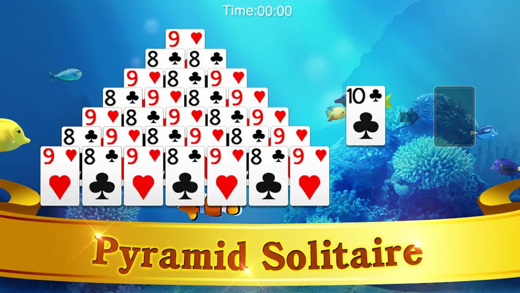 Pyramid Solitaire [MOD: безлимитные подсказки и отмены ходов] Screenshot 5