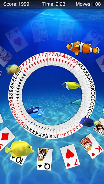 Spider Solitaire [MOD: безлимитные подсказки и отмены ходов] Screenshot 3