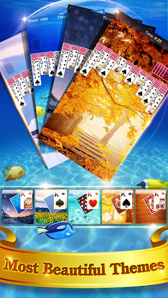 Spider Solitaire [MOD: безлимитные подсказки и отмены ходов] Screenshot 4