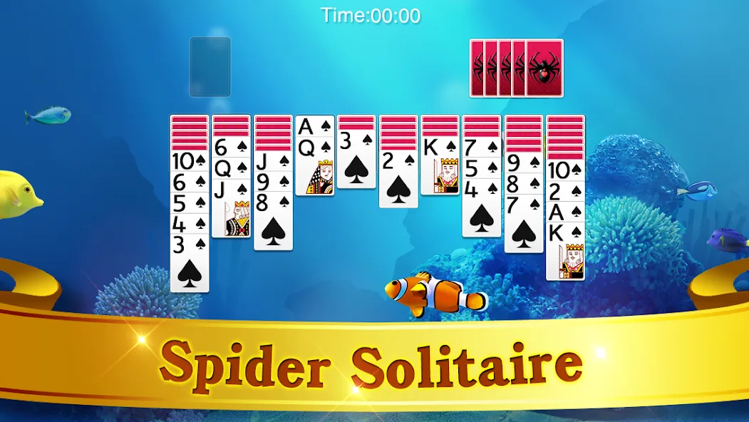 Spider Solitaire [MOD: безлимитные подсказки и отмены ходов] Screenshot 5