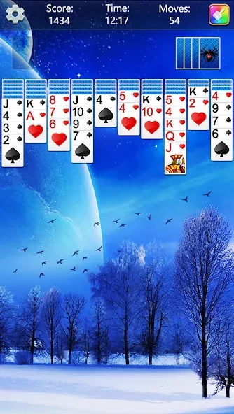 Spider Solitaire Fun [MOD: без рекламы и подсказки доступны] Screenshot 5