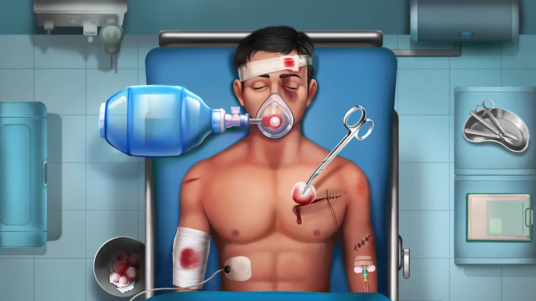 Doctor Hospital Games Offline [MOD: безлимитные деньги и всё открыто] Screenshot 2