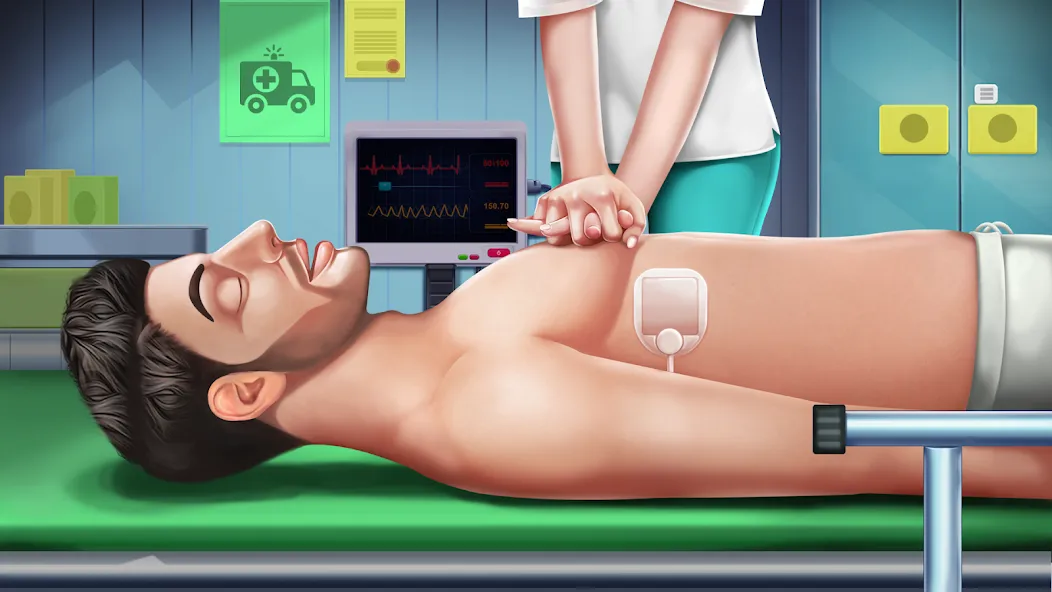 Doctor Hospital Games Offline [MOD: безлимитные деньги и всё открыто] Screenshot 4