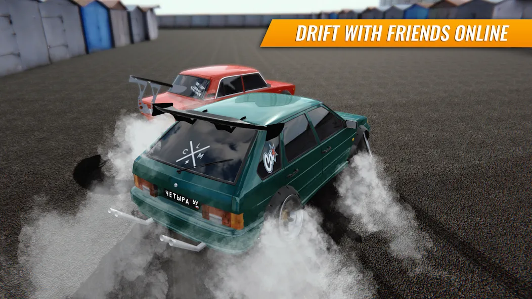 Russian Car Drift [MOD: безлимитные деньги и машины] Screenshot 1