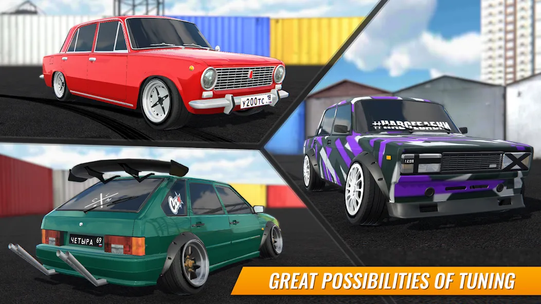 Russian Car Drift [MOD: безлимитные деньги и машины] Screenshot 2