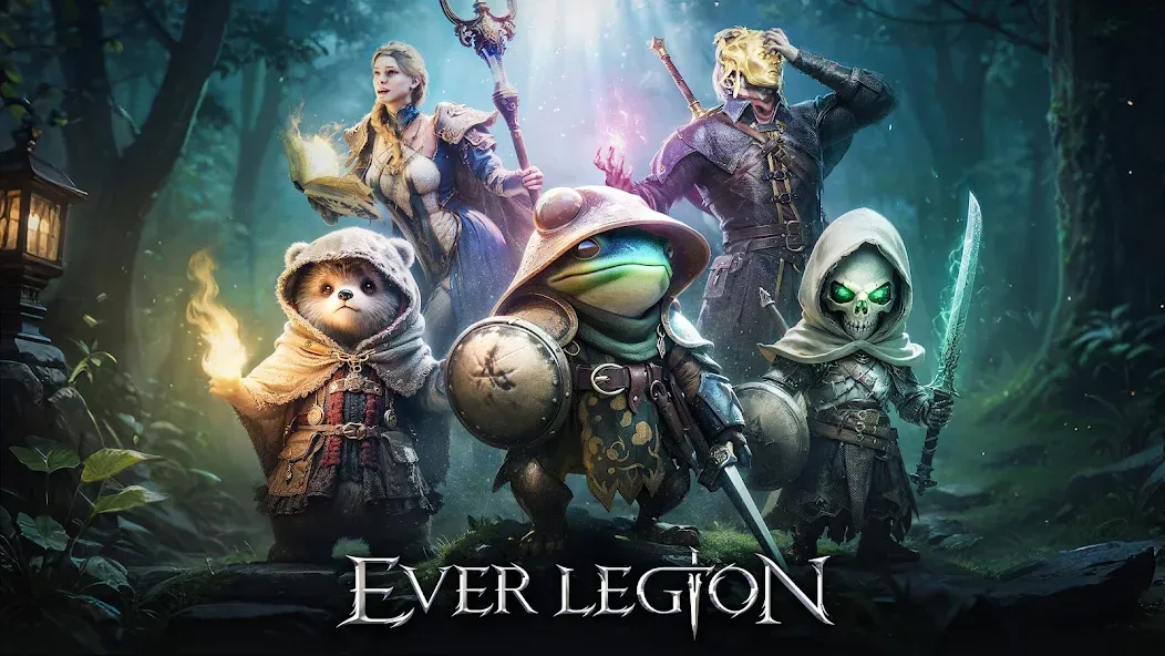 Ever Legion [MOD: безлимитные ресурсы и усиленные герои] Screenshot 1