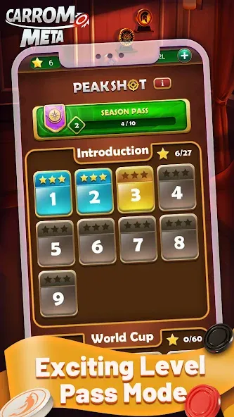 Carrom Meta-Board Disc Game [MOD: безлимитные монеты и все столы] Screenshot 5