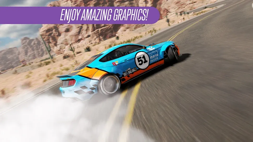 CarX Drift Racing 2 [MOD: безлимитные деньги и тюнинг] Screenshot 2