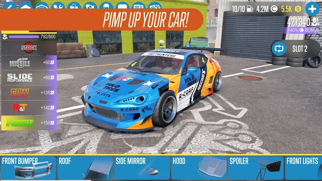 CarX Drift Racing 2 [MOD: безлимитные деньги и тюнинг] Screenshot 5
