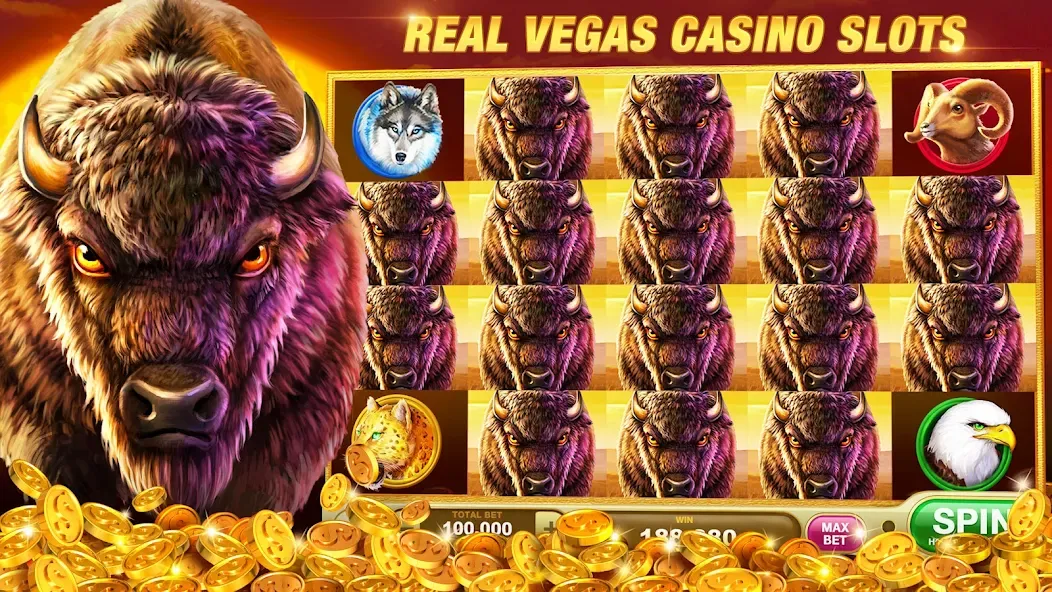 Slots Rush: Vegas Casino Slots [MOD: безлимитные монеты и бонусы] Screenshot 3