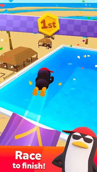 aquapark.io [MOD: безлимитные монеты и ускорение] Screenshot 4