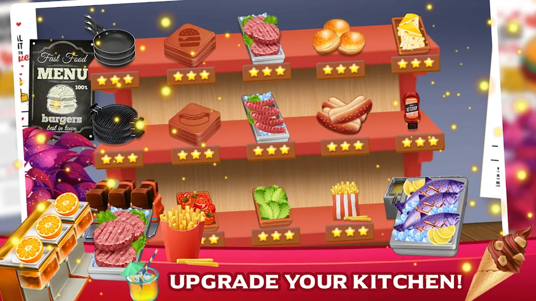Cooking Mastery: Kitchen games [MOD: много монет и все рецепты] Screenshot 4