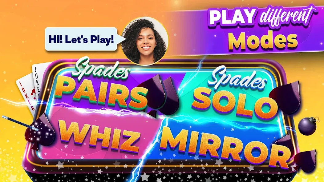 VIP Spades - Online Card Game [MOD: без рекламы и бесконечные монеты] Screenshot 1