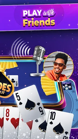 VIP Spades - Online Card Game [MOD: без рекламы и бесконечные монеты] Screenshot 3
