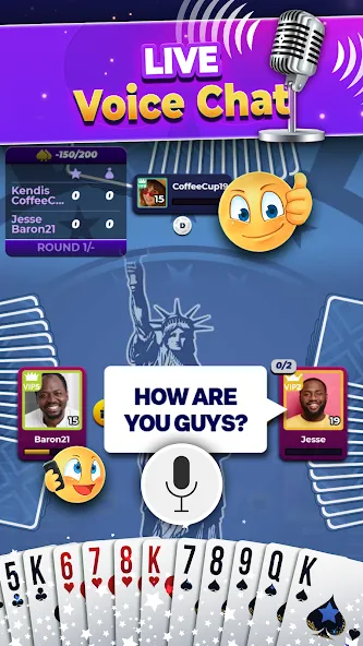 VIP Spades - Online Card Game [MOD: без рекламы и бесконечные монеты] Screenshot 5