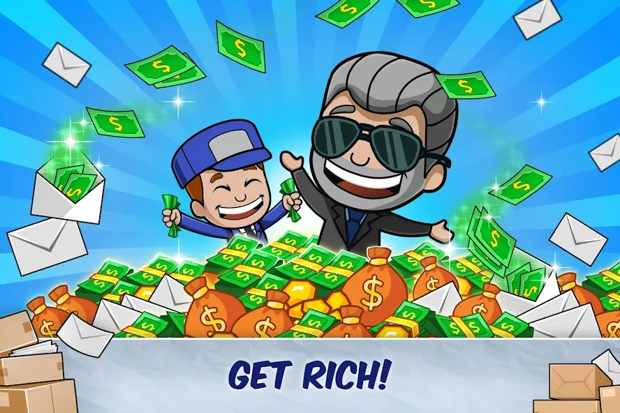 Idle Mail Tycoon [MOD: безлимитные деньги и бонусы] Screenshot 2