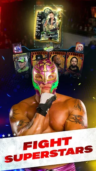 WWE SuperCard - Battle Cards [MOD: безлимитные деньги и все карты] Screenshot 4