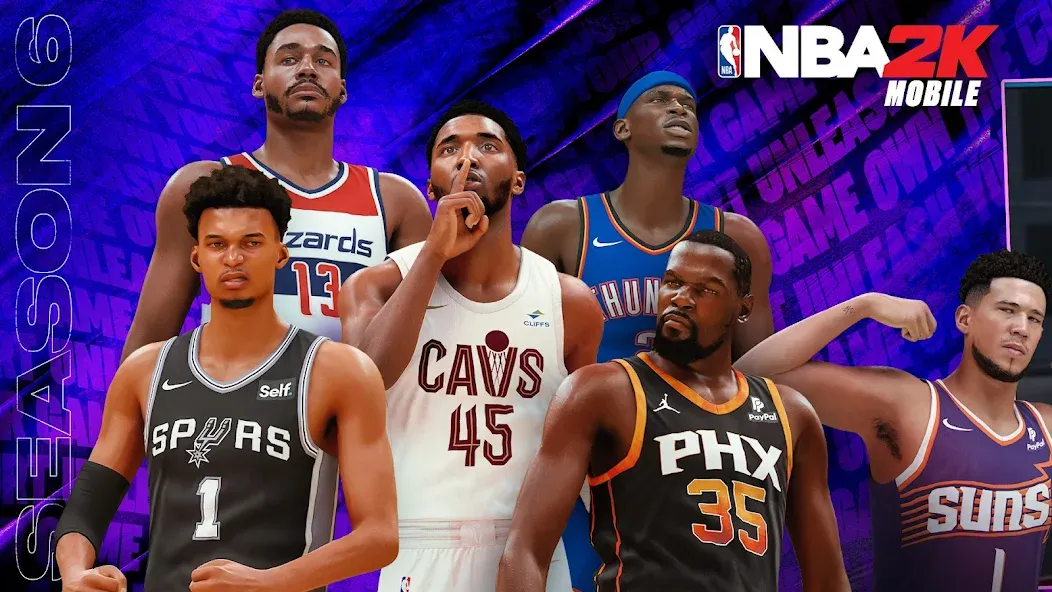 NBA 2K Mobile Basketball Game [MOD: безлимитные деньги и усиленные игроки] Screenshot 1
