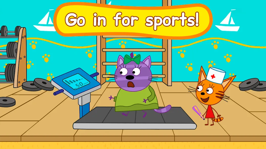Kid-E-Cats: Animal hospital [MOD: безлимитные деньги и все питомцы открыты] Screenshot 2