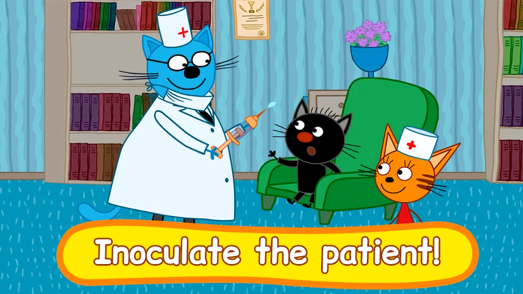 Kid-E-Cats: Animal hospital [MOD: безлимитные деньги и все питомцы открыты] Screenshot 5