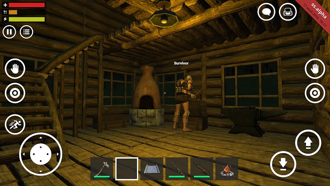 Survival Simulator [MOD: много ресурсов и нет голода] Screenshot 1