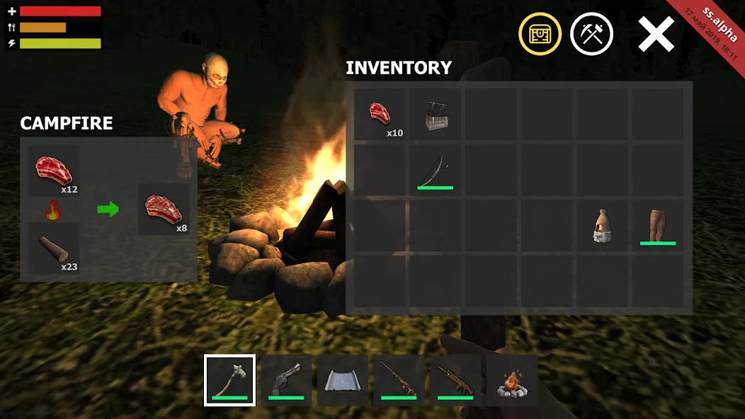 Survival Simulator [MOD: много ресурсов и нет голода] Screenshot 2
