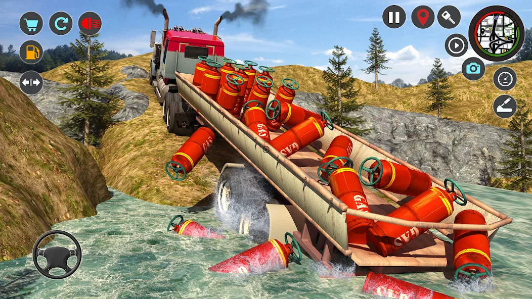 Transport Simulator Truck Game [MOD: безлимитные деньги и топливо] Screenshot 2
