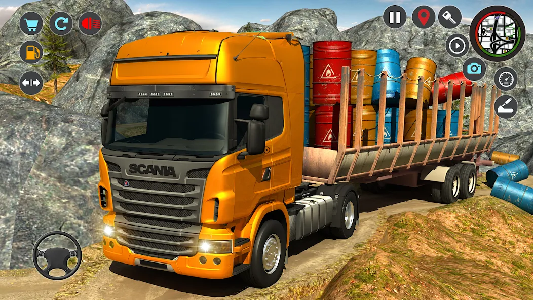 Transport Simulator Truck Game [MOD: безлимитные деньги и топливо] Screenshot 4
