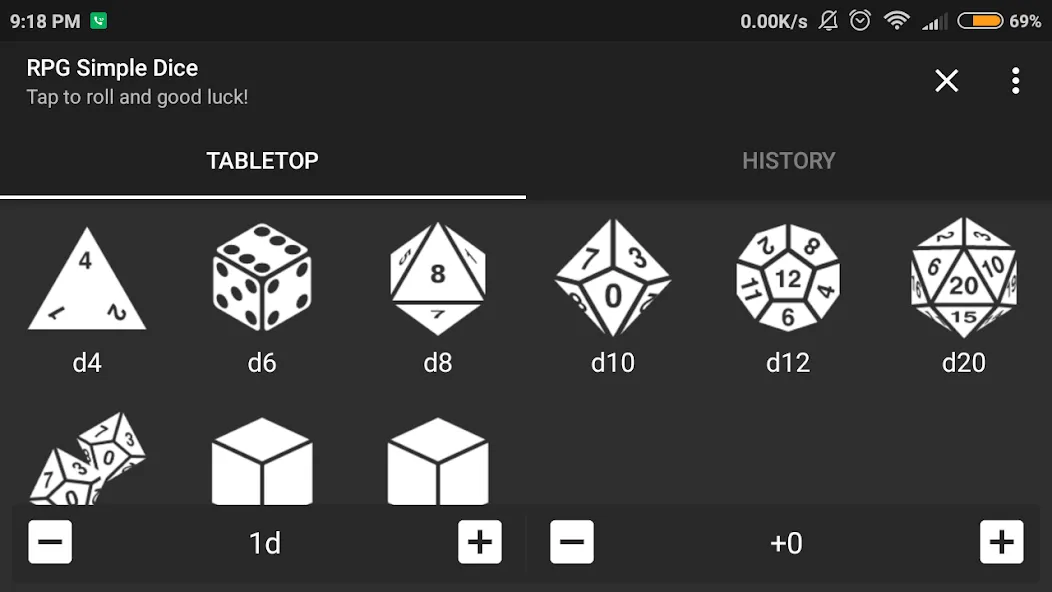 RPG Simple Dice [MOD: бесконечные броски и все кубики] Screenshot 5