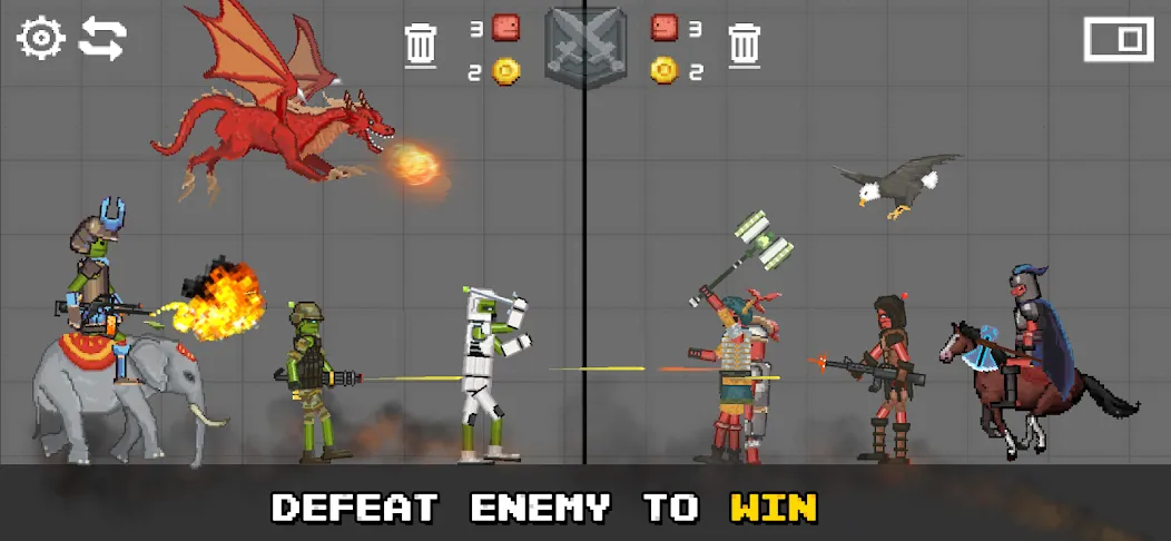 Battle Sandbox [MOD: безлимитные ресурсы и все юниты открыты] Screenshot 4