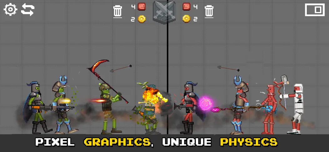 Battle Sandbox [MOD: безлимитные ресурсы и все юниты открыты] Screenshot 5