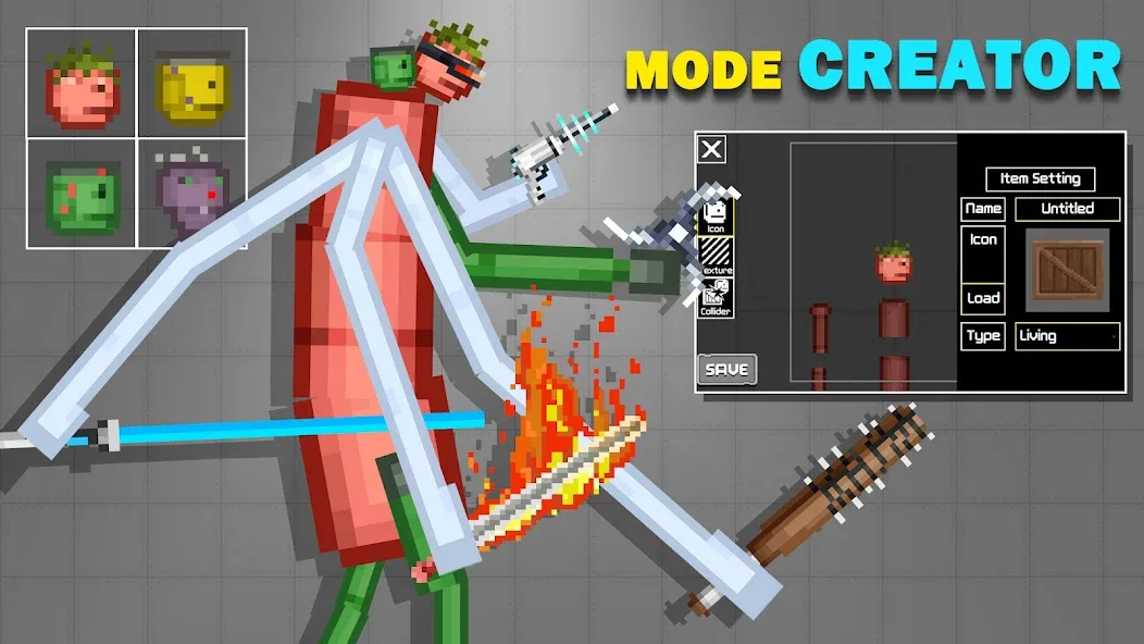 Ragdoll Playground [MOD: разблокированы все предметы и локации] Screenshot 2