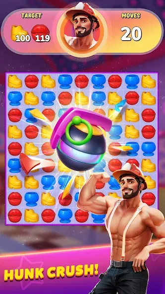 Party Match [MOD: безлимитные подсказки и бонусы] Screenshot 3