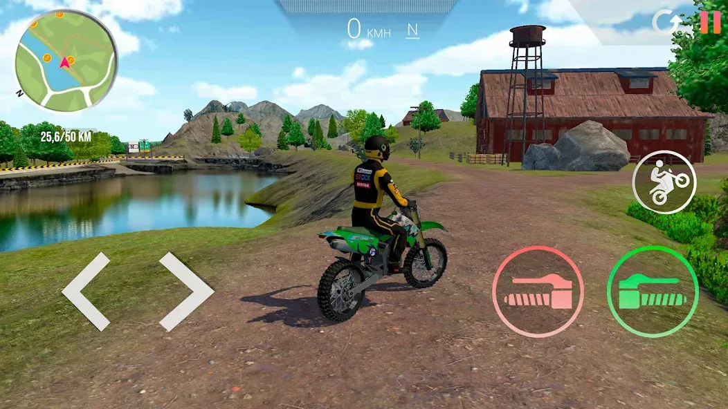 Motorcycle Real Simulator [MOD: безлимитные деньги и топливо] Screenshot 3