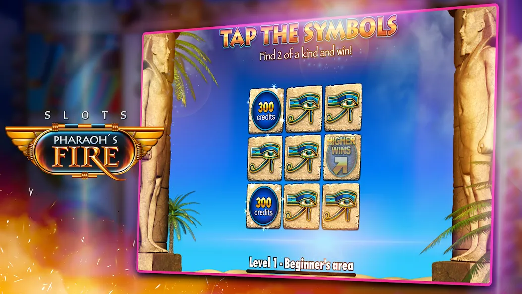 Slots - Pharaoh's Fire [MOD: безлимитные монеты и бесплатные вращения] Screenshot 5